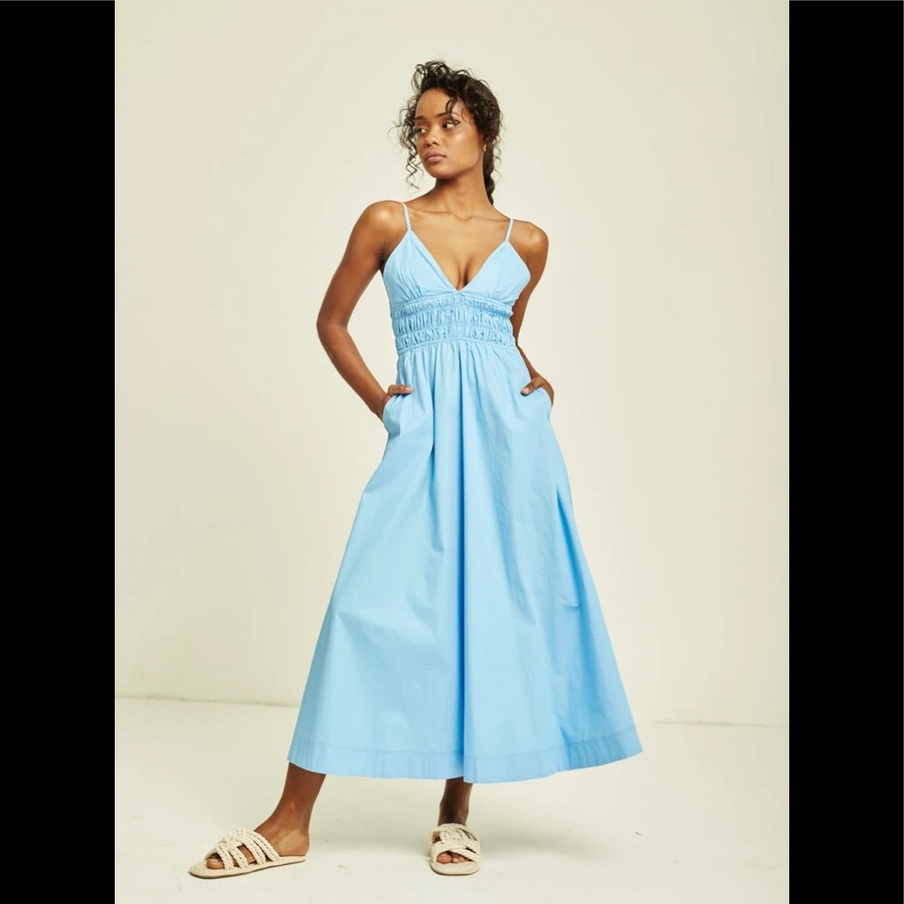 Large Deluc Positano maxi dress . Small flaw in the front .